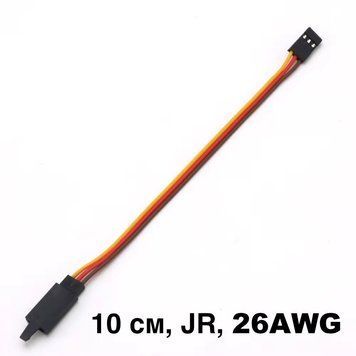 Подовжувач проводу, 10 см, JR, 26AWG (з замком) e-010-26-jr-1 фото