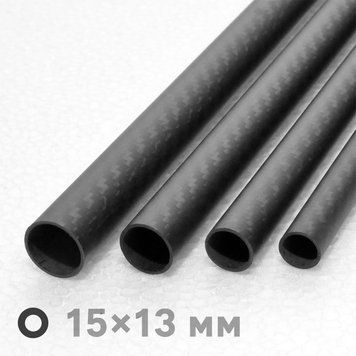 Трубка карбоновая 3K Twill &empty;15&times;&empty;13&times;1000 мм vub15 фото